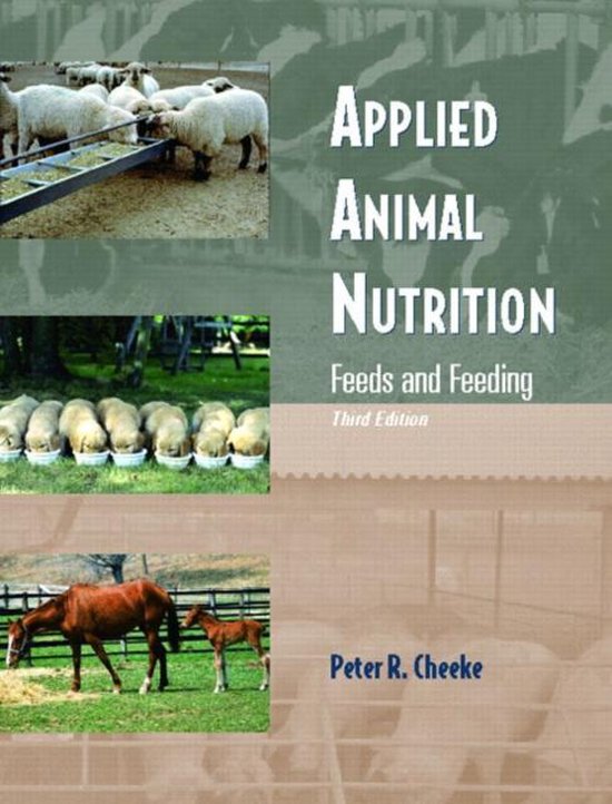 Applied Animal Nutrition: Feeds and Feeding cover